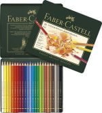 CREIOANE COLORATE 24 CULORI POLYCHROMOS FABER-CASTELL – poza 2