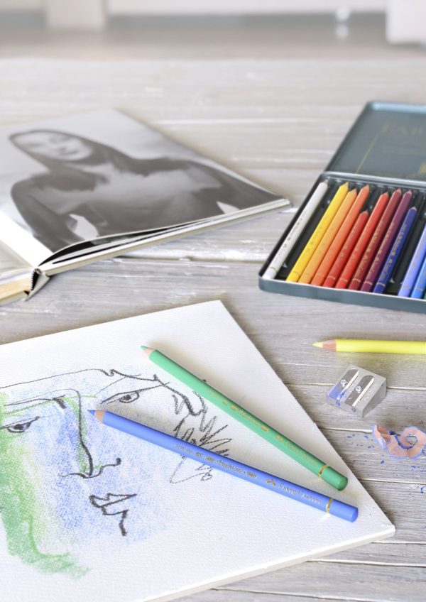CREIOANE COLORATE 24 CULORI POLYCHROMOS FABER-CASTELL – poza 3