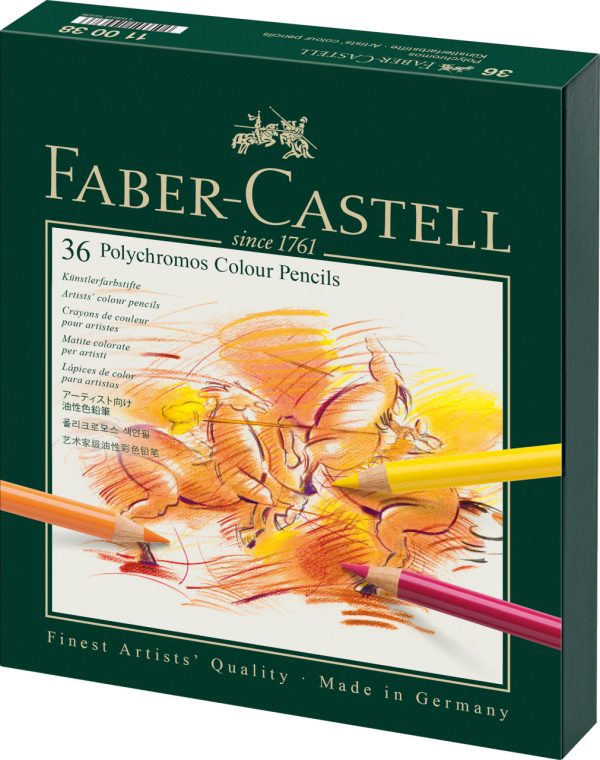 CREIOANE COLORATE 36 CULORI STUDIO POLYCHROMOS FABER-CASTELL – poza 1