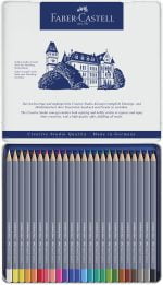 CREIOANE COLORATE AQUARELLE 24 CULORI GOLDFABER CUT. METAL FABER – poza 2
