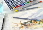 CREIOANE COLORATE AQUARELLE 24 CULORI GOLDFABER CUT. METAL FABER – poza 4