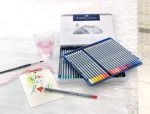 CREIOANE COLORATE AQUARELLE 48 CULORI GOLDFABER CUT. METAL FABER – poza 4