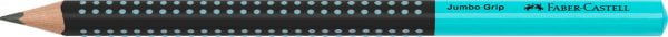 CREION GRAFIT B JUMBO GRIP TWO TONE NEGRU-TURCOAZ 2022 FABER-CASTELL – poza 1