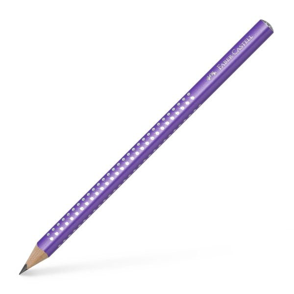 CREION GRAFIT B SPARKLE JUMBO VIOLET 2019 FABER-CASTELL – poza 2