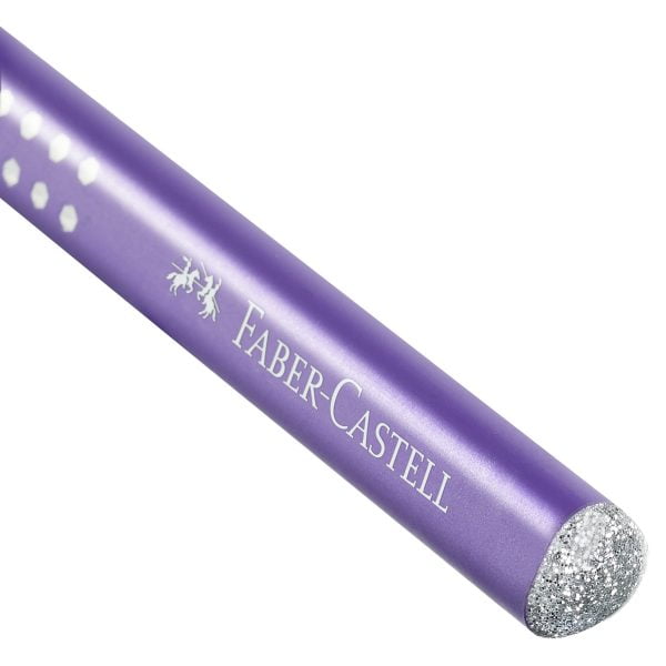 CREION GRAFIT B SPARKLE JUMBO VIOLET 2019 FABER-CASTELL – poza 3