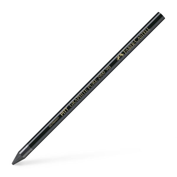 CREION GRAFIT FARA LEMN 9B PITT MONOCHROME FABER-CASTELL – poza 2