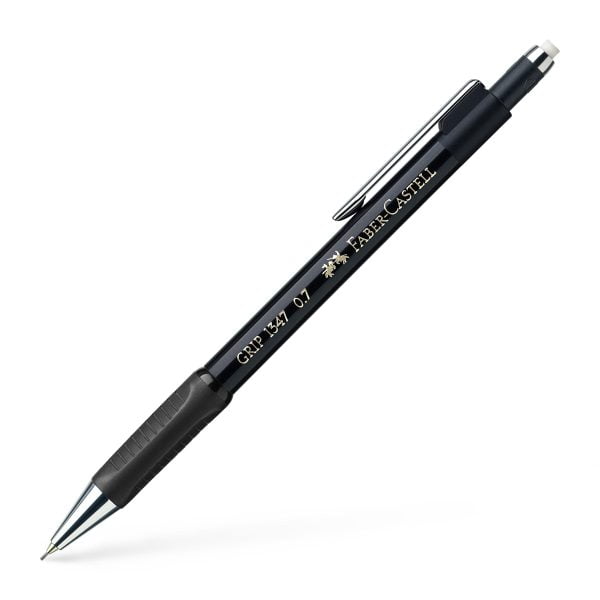 CREION MECANIC 0.7MM NEGRU GRIP 1347 FABER-CASTELL – poza 2