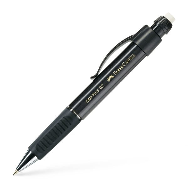 CREION MECANIC 0.7MM NEGRU GRIP PLUS 1307 FABER-CASTELL – poza 2