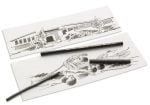 CUTIE 20 BUC CARBUNE NATURAL PITT MONOCHROME 3-6MM FABER-CASTELL – poza 2