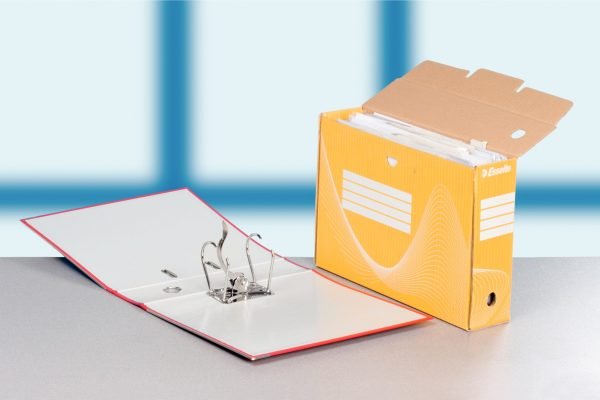 CUTIE ARHIVARE 10CM BOXY GALBENA ESSELTE – poza 3
