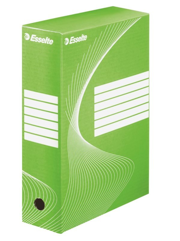 CUTIE ARHIVARE 10CM BOXY VERDE ESSELTE – poza 1