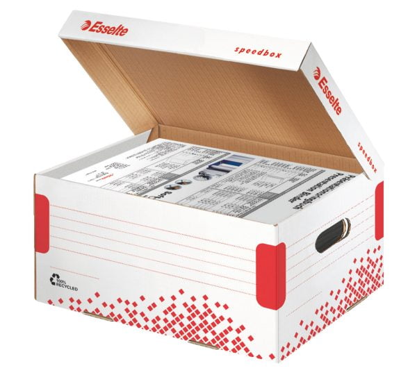CUTIE ARHIVARE CU CAPAC A4 SPEEDBOX ESSELTE – poza 2
