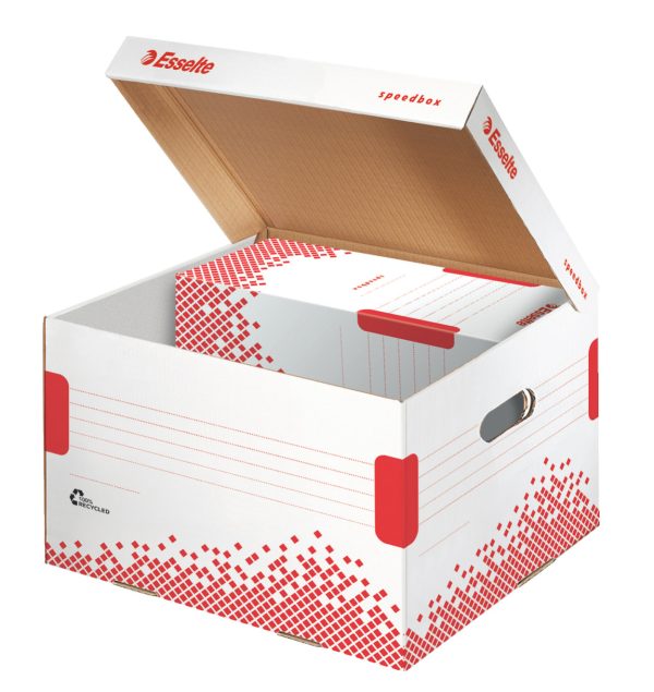CUTIE ARHIVARE CU CAPAC M SPEEDBOX ESSELTE – poza 2