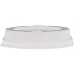 Capace albe bauturi calde PS pentru pahar carton 8oz d80mm  100buc/set – poza 3