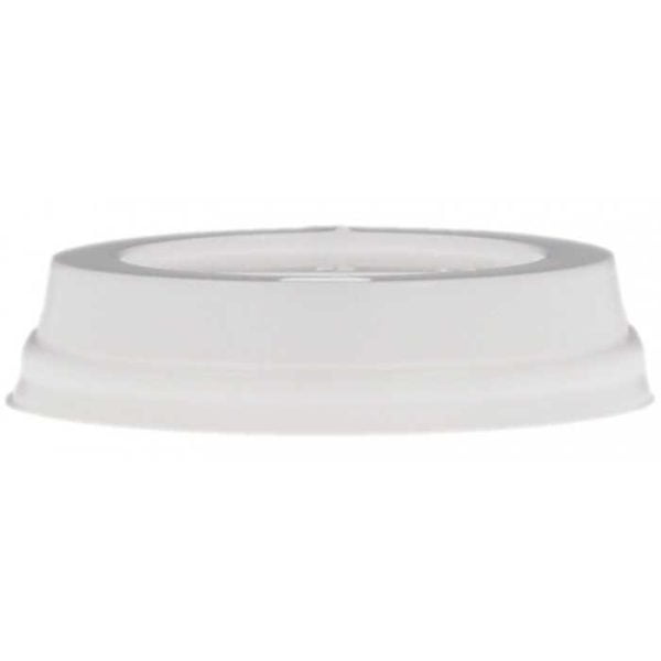 Capace albe bauturi calde PS pentru pahar carton 8oz d80mm  100buc/set – poza 3