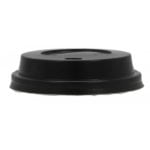 Capace negre bauturi calde PS pentru pahar carton 8oz d80mm  100buc/set – poza 2