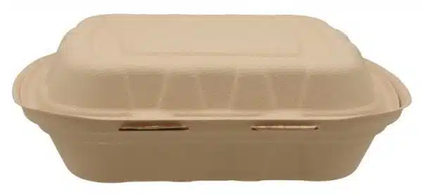 Caserole meniu bio natur MB1 mini 205 x 205 mm, 1 compartiment, 50 buc/set – poza 2