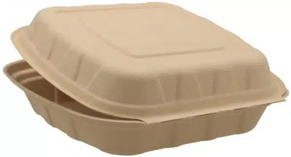 Caserole meniu bio natur MB1 mini 205 x 205 mm, 1 compartiment, 50 buc/set – poza 1