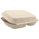 Caserole meniu bio natur MB2 235 x 205 mm, 2 compartimente, 50 buc/set – poza 2