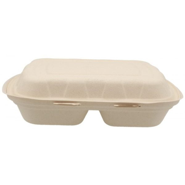 Caserole meniu bio natur MB2 235 x 205 mm, 2 compartimente, 50 buc/set – poza 3