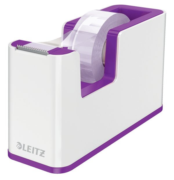 DISPENSER BANDA ADEZIVA 19MM*33M MOV/ALB WOW LEITZ – poza 1