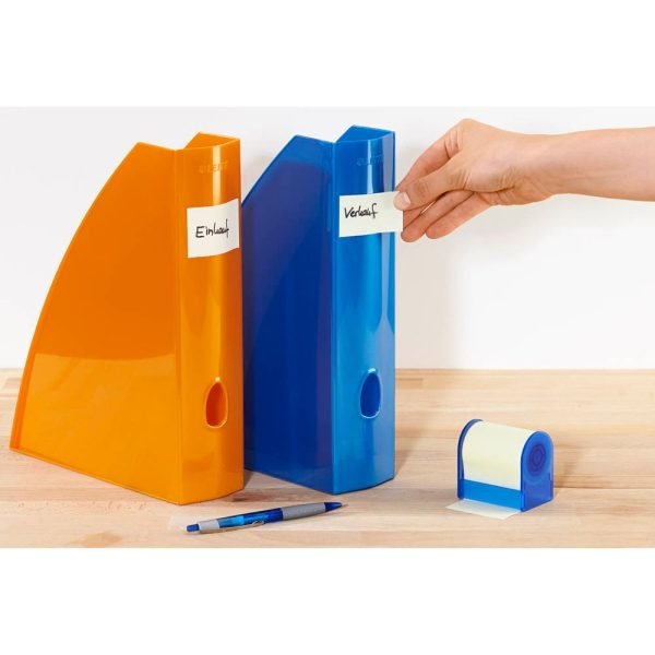DISPENSER NOTES ADEZIV IN ROLA 60MM*10M GALBEN PAL INFO NOTES – poza 4