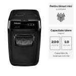 DISTRUGATOR DOC AUTOMAT AUTOMAX 200M MICROSHRED FELLOWES – poza 2