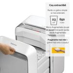 DISTRUGATOR DOCUMENTE LX211 MICRO-CUT ALB FELLOWES – poza 4