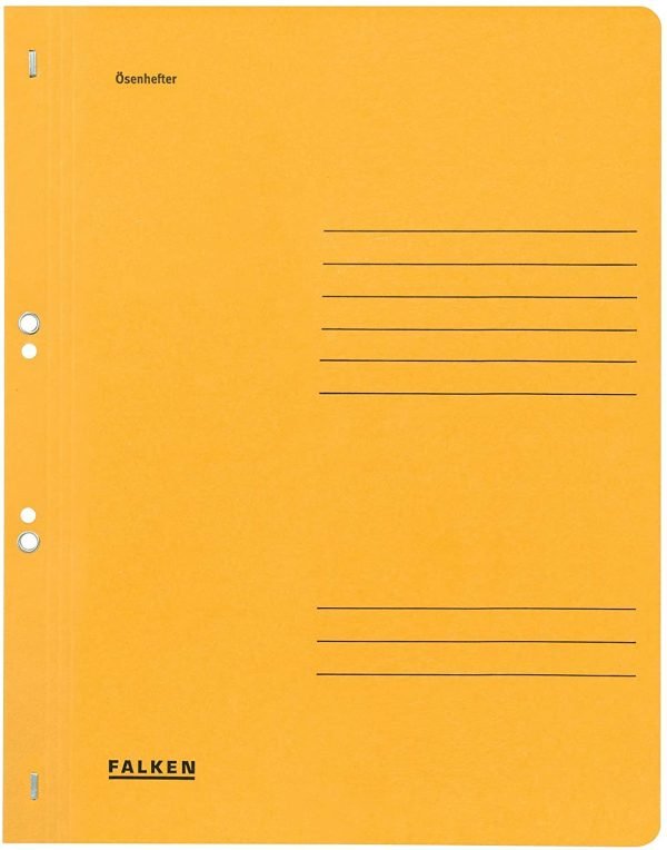 DOSAR CARTON CAPSE 1/1 GALBEN FALKEN/EXACOMPTA – poza 1