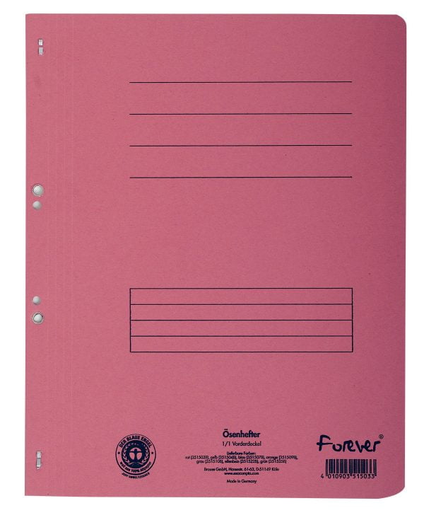 DOSAR CARTON CAPSE 1/1 ROSU FALKEN/EXACOMPTA – poza 1