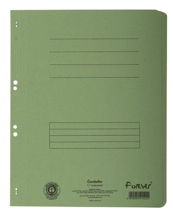 DOSAR CARTON CAPSE 1/1 VERDE EXACOMPTA – poza 1
