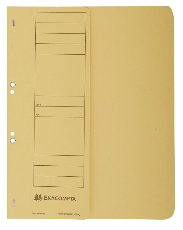 DOSAR CARTON CAPSE 1/2 GALBEN EXACOMPTA – poza 1