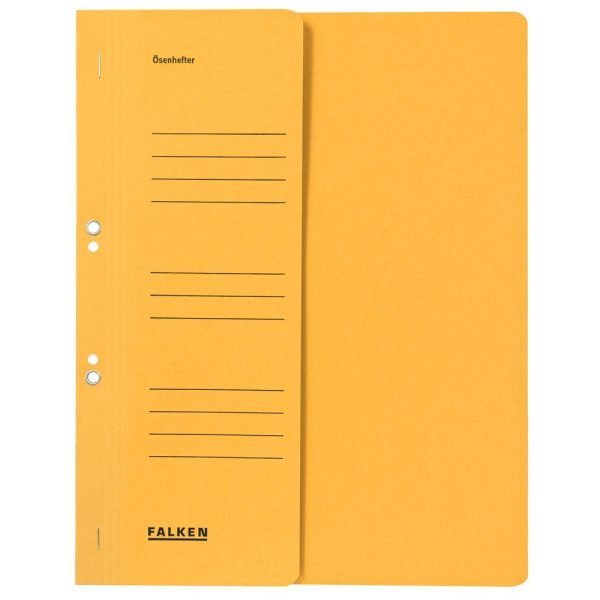 DOSAR CARTON CAPSE 1/2 GALBEN FALKEN/EXACOMPTA – poza 1