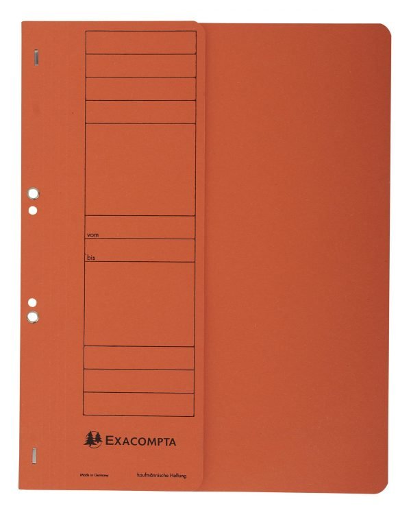 DOSAR CARTON CAPSE 1/2 PORTOCALIU EXACOMPTA – poza 1