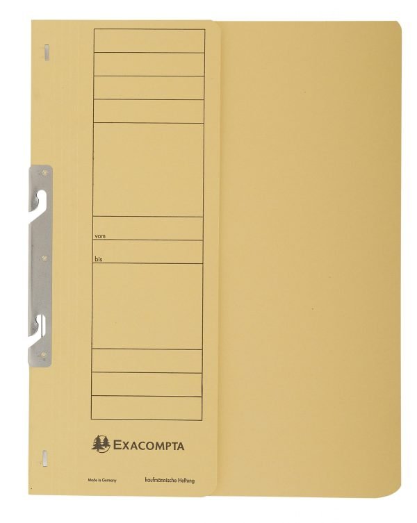 DOSAR CARTON INCOPCIAT 1/2 GALBEN EXACOMPTA – poza 1