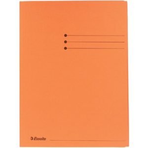 DOSAR CARTON PLIC PORTOCALIU ESSELTE – poza 1