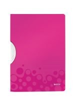 DOSAR PLASTIC CU CLIP ROZ METALIZAT COLORCLIP WOW LEITZ – poza 1