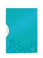 DOSAR PLASTIC CU CLIP TURCOAZ METALIZAT COLORCLIP WOW LEITZ – poza 1