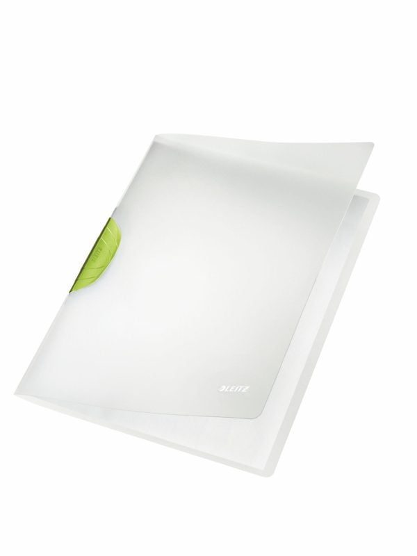 DOSAR PLASTIC CU CLIP VERDE MAGIC LEITZ – poza 1