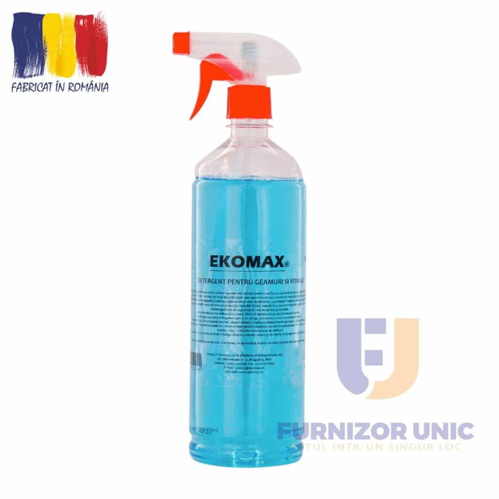 Detergent pentru geamuri EKOMAX Magic Windows flacon 1L – poza 1