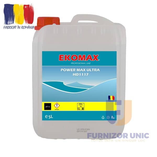 Detergent profesional lichid masina spalat vase EKOMAX Power Max Ultra 5L – poza 1