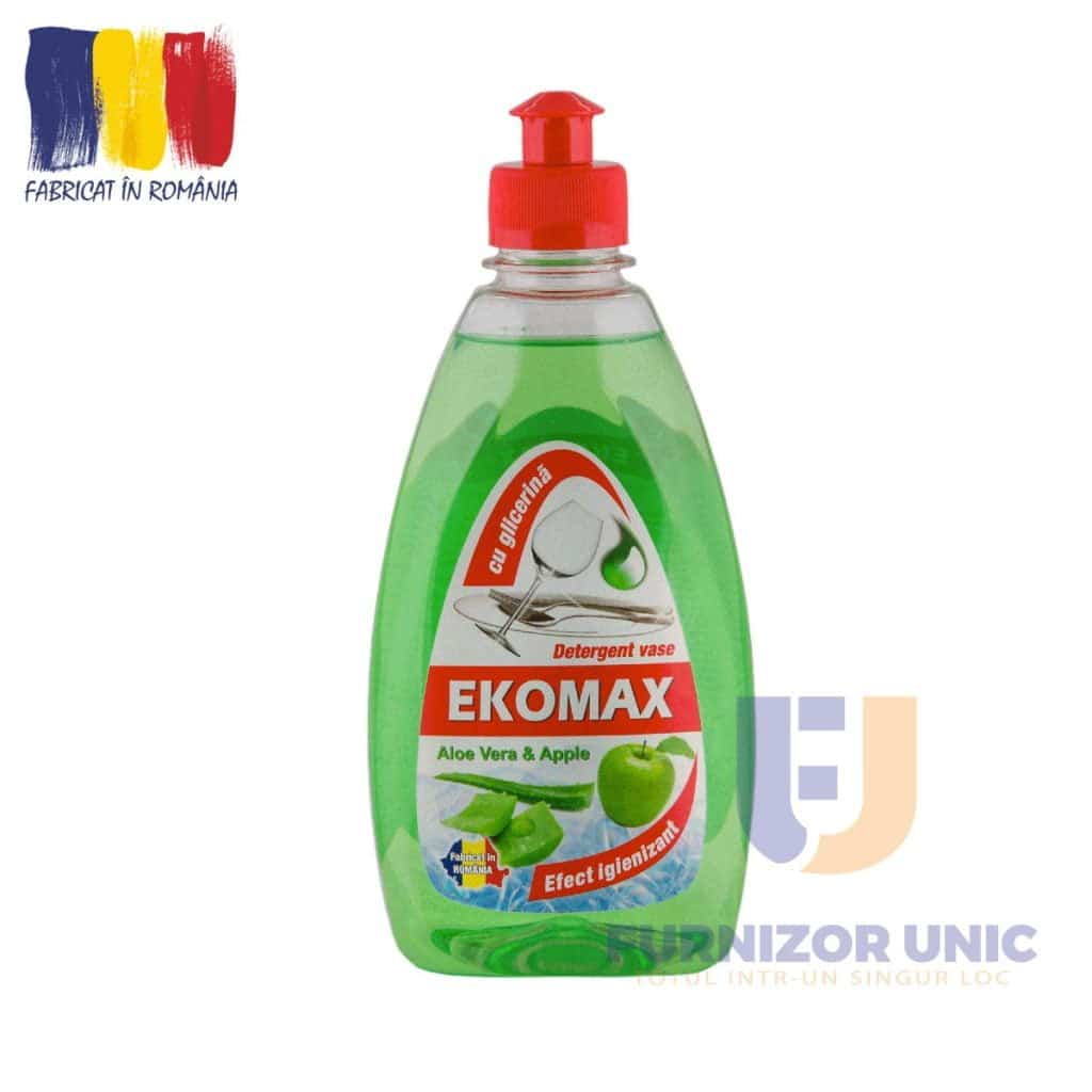 Detergent vase EKOMAX Ultradish Aloe Vera&Apple 500ml – poza 1