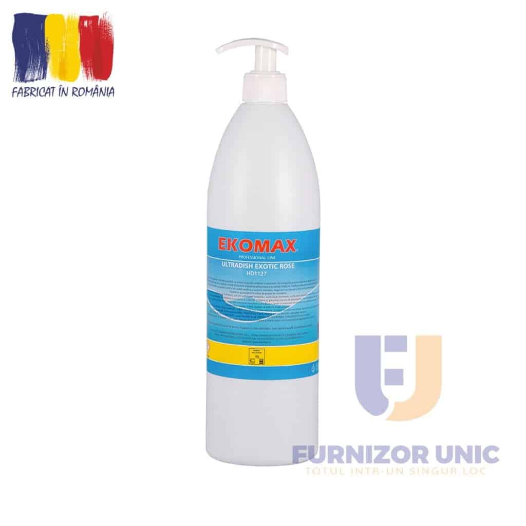 Detergent vase EKOMAX Ultradish Exotic Rose flacon 1L – poza 1
