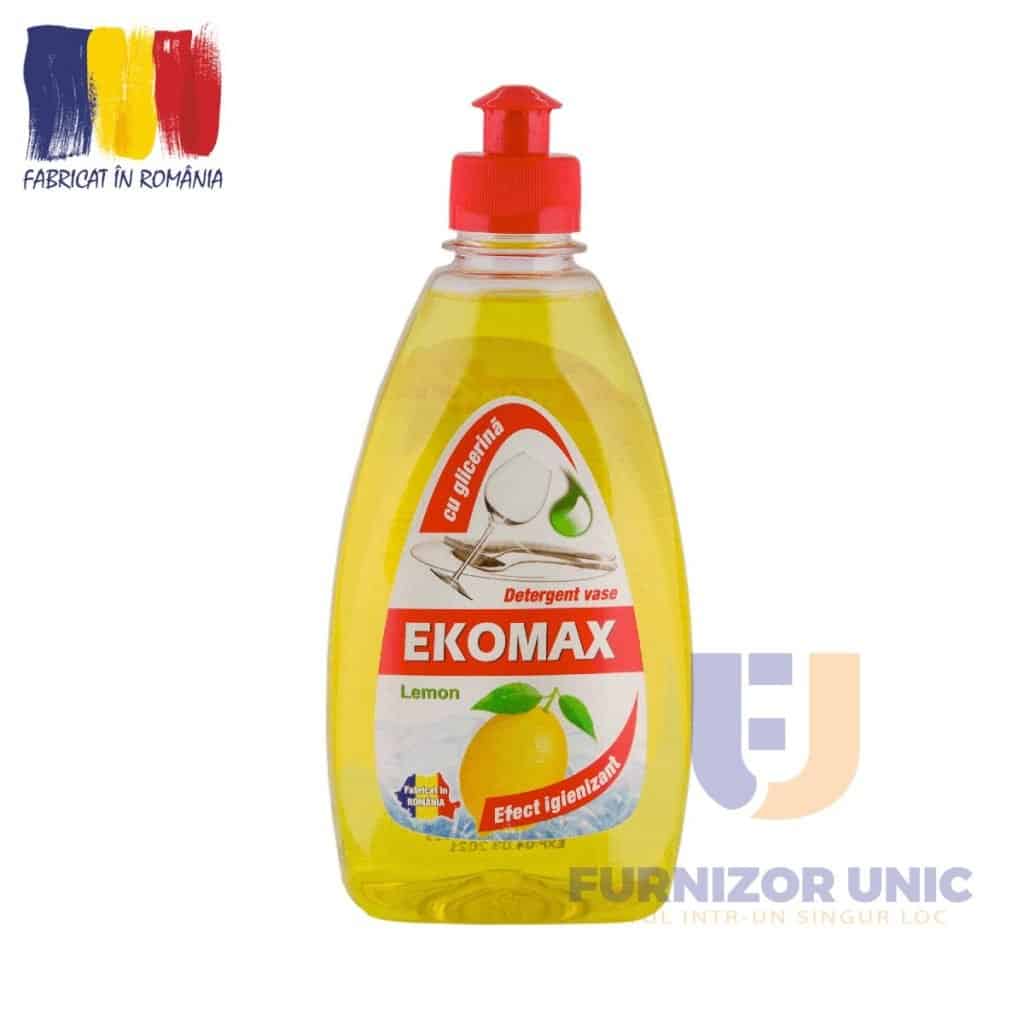 Detergent vase EKOMAX Ultradish Lemon 500ml – poza 1