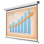 ECRAN PROIECTIE 150*104 CM MANUAL DE PERETE NOBO – poza 4