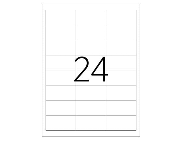 ETICHETE 24/A4 64.6*33.8MM COLTURI DREPTE 100/TOP TANEX – poza 2