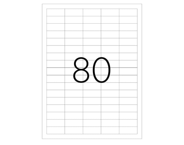 ETICHETE 80/A4 37*14.25MM COLTURI DREPTE 100/TOP TANEX – poza 2