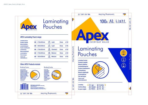 FOLIE A3 80 MICRONI 100/TOP APEX – poza 2