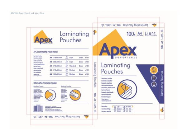 FOLIE A4 80 MICRONI 100/TOP APEX – poza 2