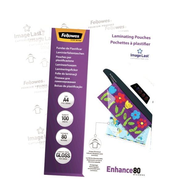 FOLIE A4 80 MICRONI 100/TOP FELLOWES – poza 4